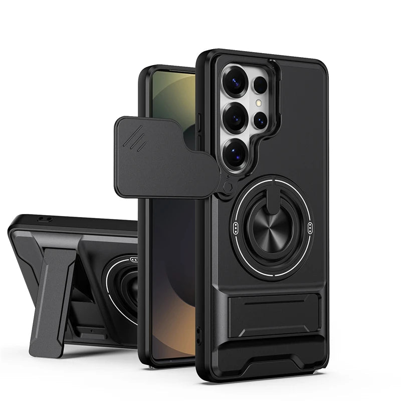 Samsung Galaxy S26 Series Case with Ring Stand and Lens Protector