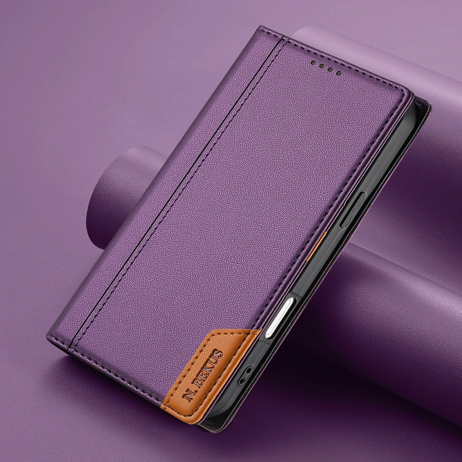 iPhone 17 Series Flip Wallet Leather Case with Card Slots & RFID Protection