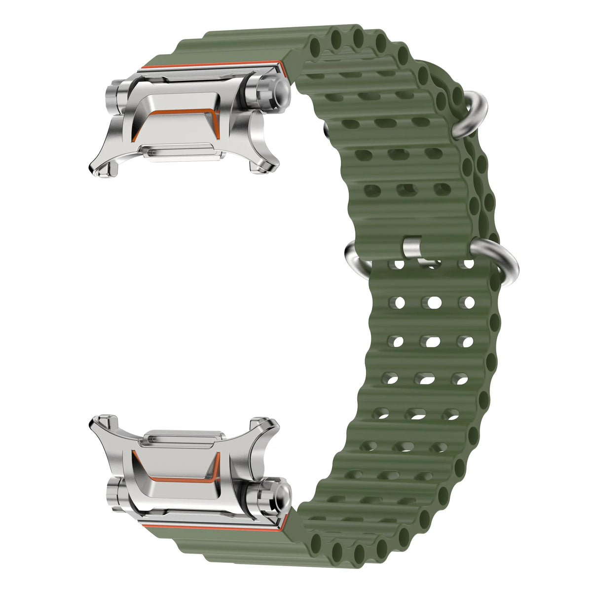Perforated Silicone Watch Band for Samsung Galaxy Watch Ultra 2