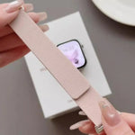 Premium Magnetic Lychee Pattern Silicone Watchband for Samsung Galaxy Watch 8 / Galaxy Watch 8 Classic