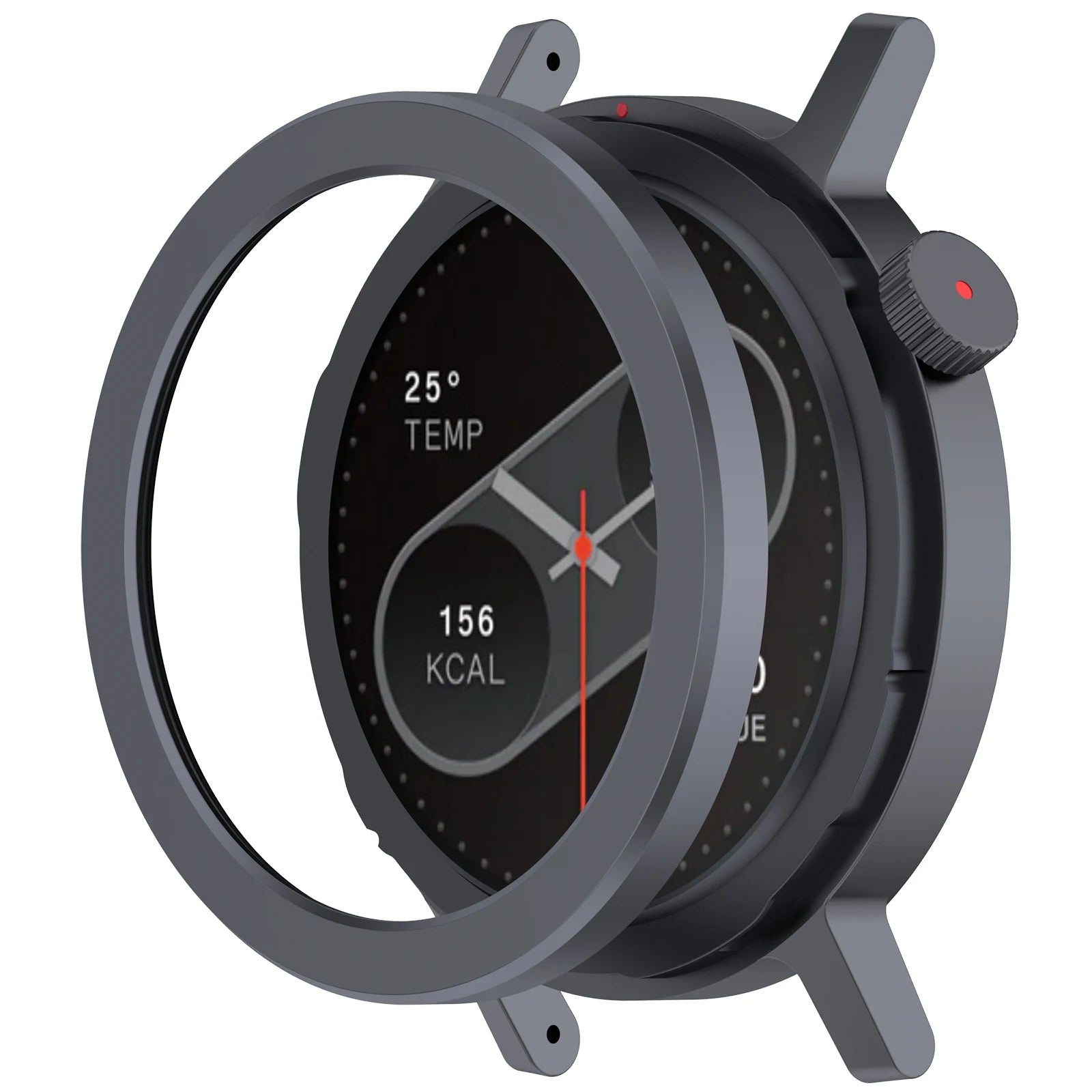 Metal Bezel Ring & Tempered Glass for Nothing CMF Watch Pro 2 Protector