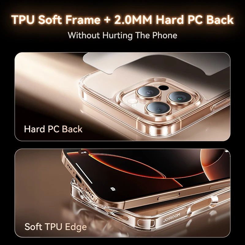 Shockproof Frosted Transparent Case for iPhone 17 Series
