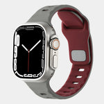 Two-Tone Silicone Sport Band for Apple Watch