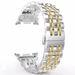 Polished Stainless Steel Quick-Release Watch Band Links for Samsung Galaxy Watch 9