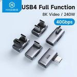 Hagibis 240W USB-C to USB-C 90° Adapter