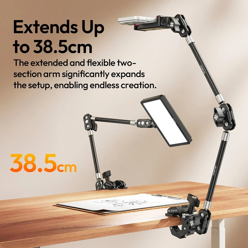 Ulanzi CO78 Magic Arm Kit With 3-Jaw Super Clamp And Phone Clip
