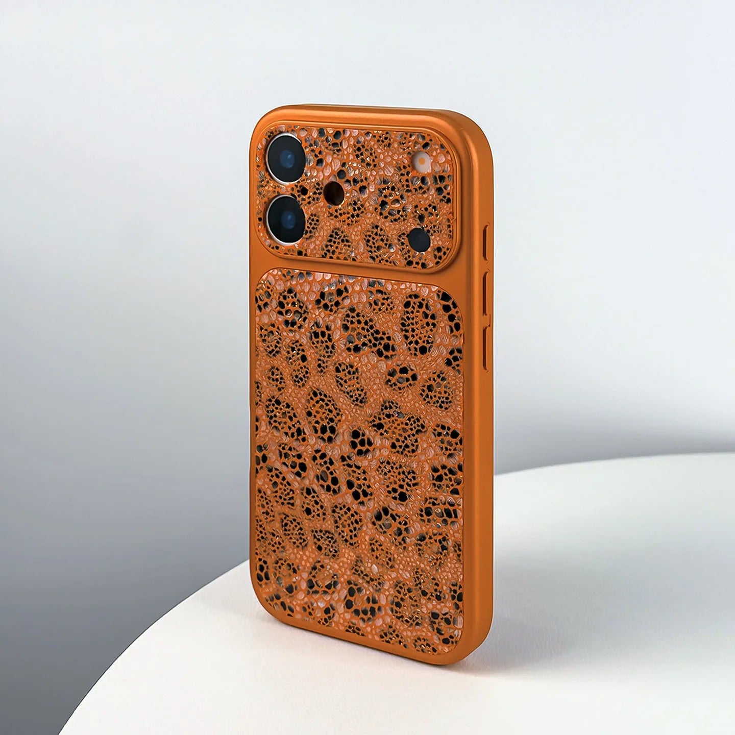 Luxury Leopard Print MagSafe Case for iPhone 17 Series