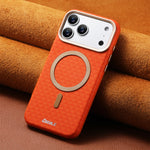 Shockproof Business Leather MagSafe Case for iPhone 16 Series