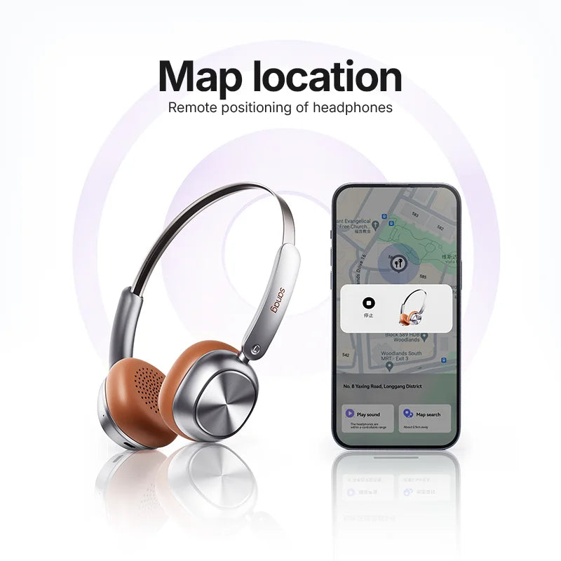 Sanag D20S Bluetooth Retro Headband Headphones