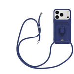 Shockproof Soft Case with Lanyard Strap & Card Slot for iPhone 17 Series