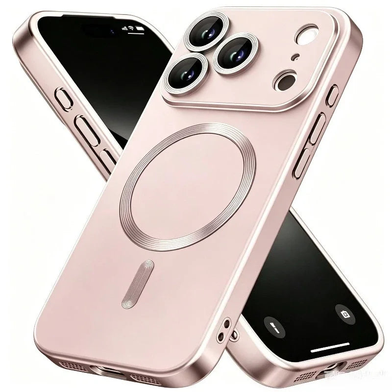 Raised Edge MagSafe Case with Camera Lens Protectors for iPhone 18 Series