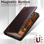 Samsung Galaxy S26 Series Leather Wallet Case with Kickstand