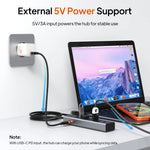 CABLETIME 7-in-1 USB Hub with Power Delivery