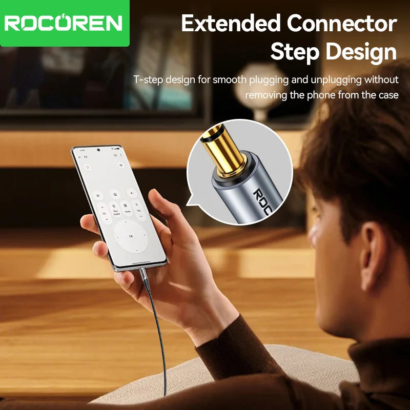 Rocoren 3.5mm Male to Male Audio Aux Cable