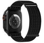 Breathable Woven Nylon Band with Hook-and-Loop Fastener for Apple Watch