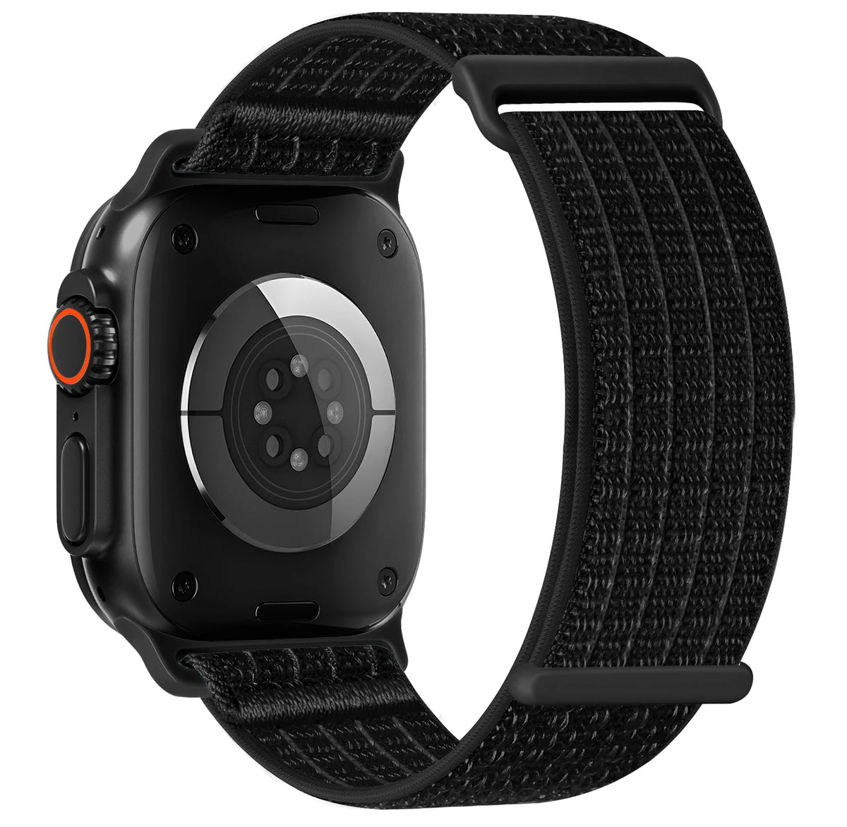 Breathable Woven Nylon Band with Hook-and-Loop Fastener for Apple Watch