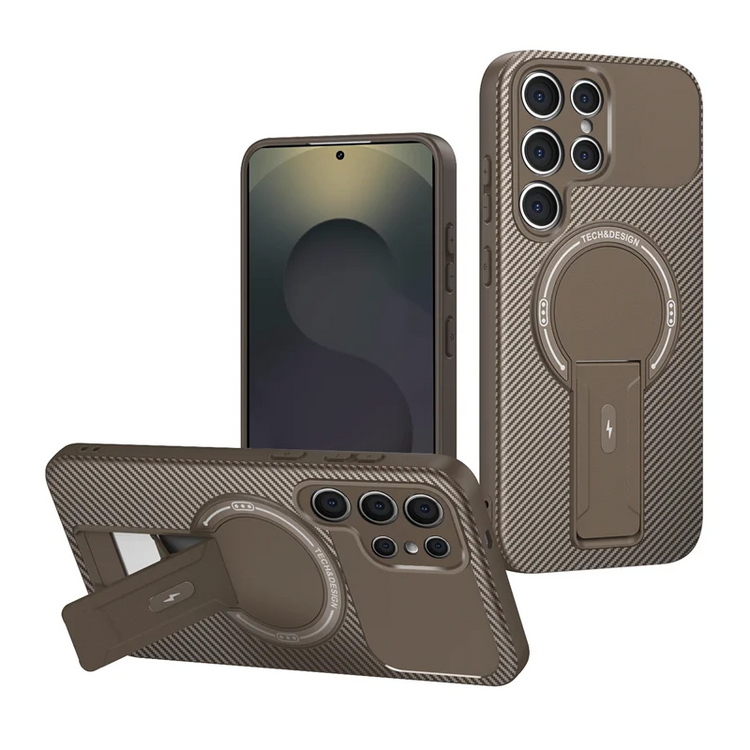 Military-Grade Magnetic Case with Invisible Stand for Samsung Galaxy S25 Series