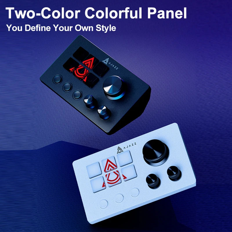 Ajazz AKP03E Desktop Control Panel with Customizable Macro Keys