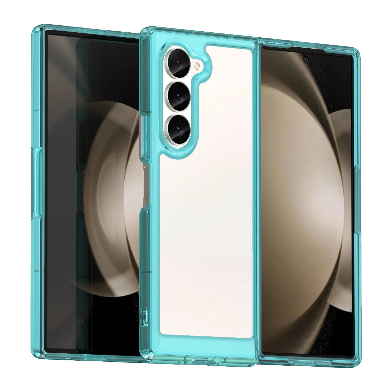 Crystal Clear TPU Protective Case for Samsung Galaxy Z Fold 6