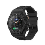 Luxury Stainless Steel Tactical Case and Silicone Sport Band Modification Kit for Samsung Galaxy Watch 8 Classic