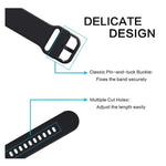 Breathable Silicone Watch Band for OPPO Watch X2