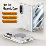 Skin-Feel Magnetic Case with Integrated Screen Protector for Samsung Galaxy Z Fold 8