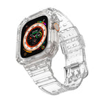 Transparent Protective Case with Silicone Band for Apple Watch Ultra 2