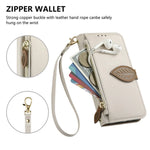 Leather Zipper Phone Case for OPPO Find X9 / X9 Pro