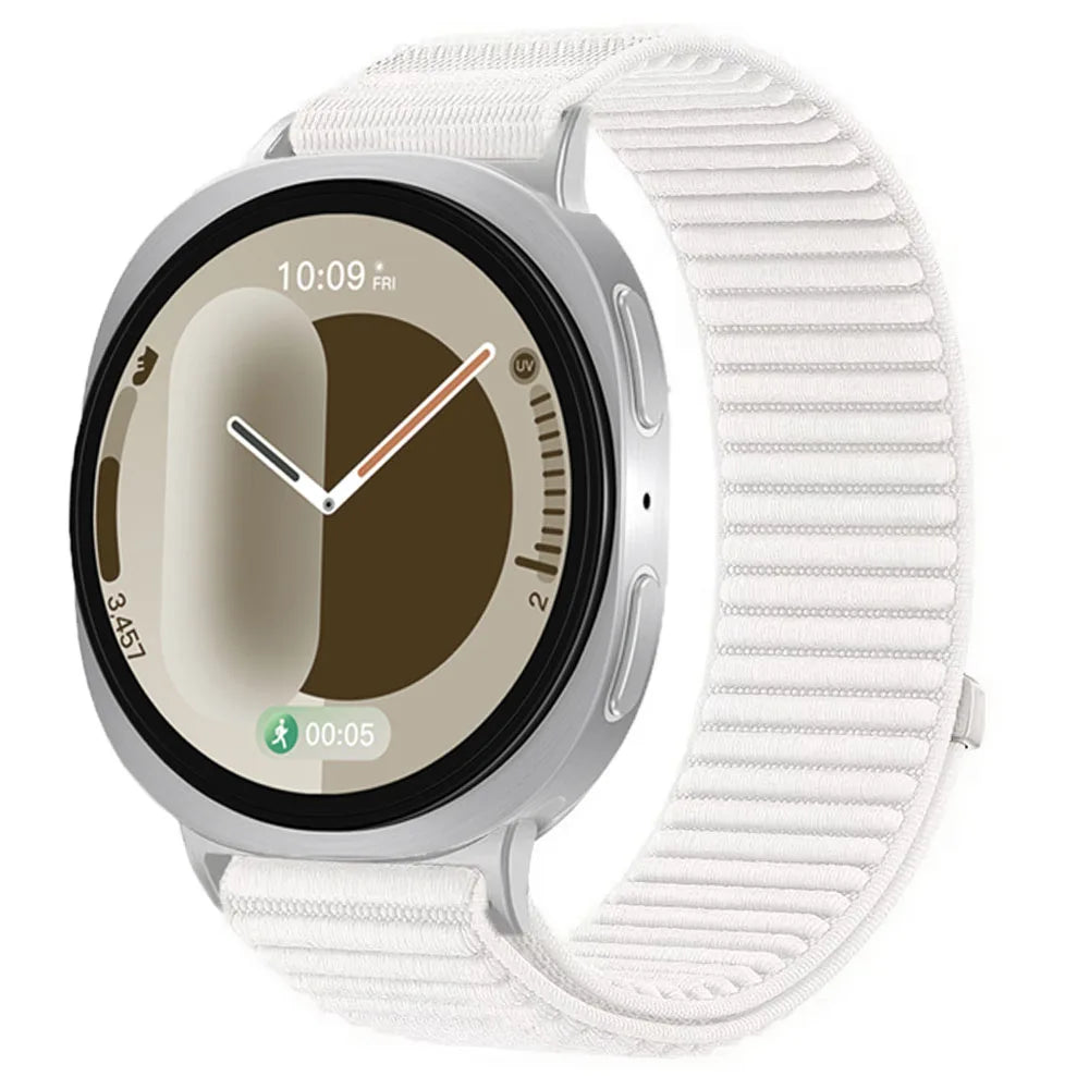 Breathable Nylon Loop Strap with Velcro Closure for Samsung Galaxy Watch 9