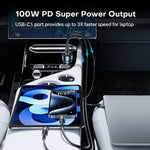 ASOMETECH 138W USB-C Car Charger c