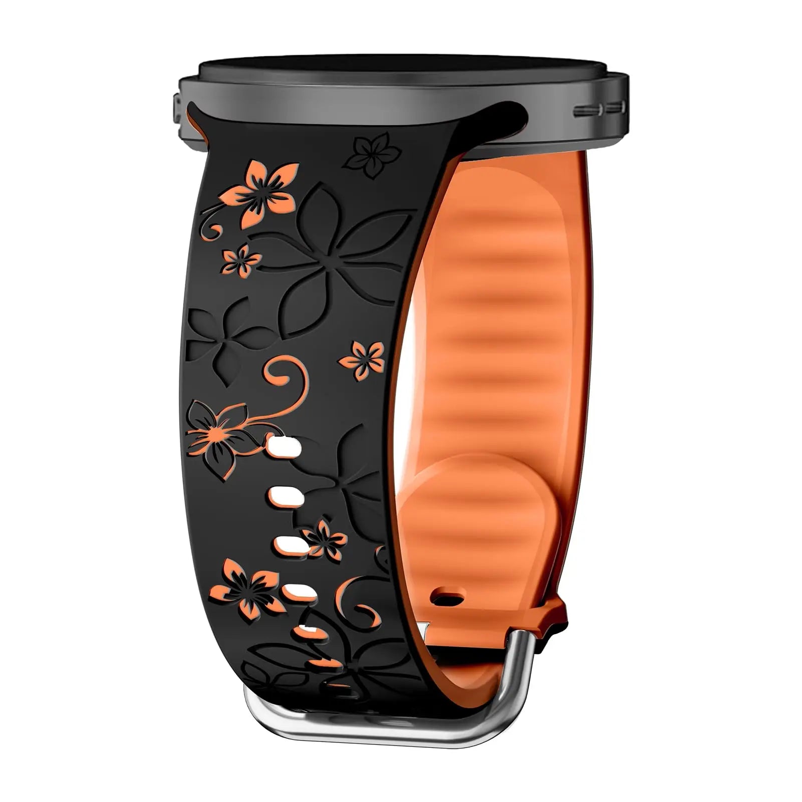 Bauhinia Print Silicone Band for Samsung Galaxy Watch 8 and Galaxy 8 Classic