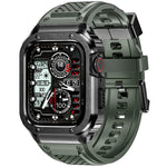 Protective Metal Bumper Case with Rubber Band for Apple Watch