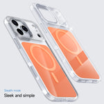 iPhone 17 Series Clear Shockproof MagSafe Case with Metal Lens Protector