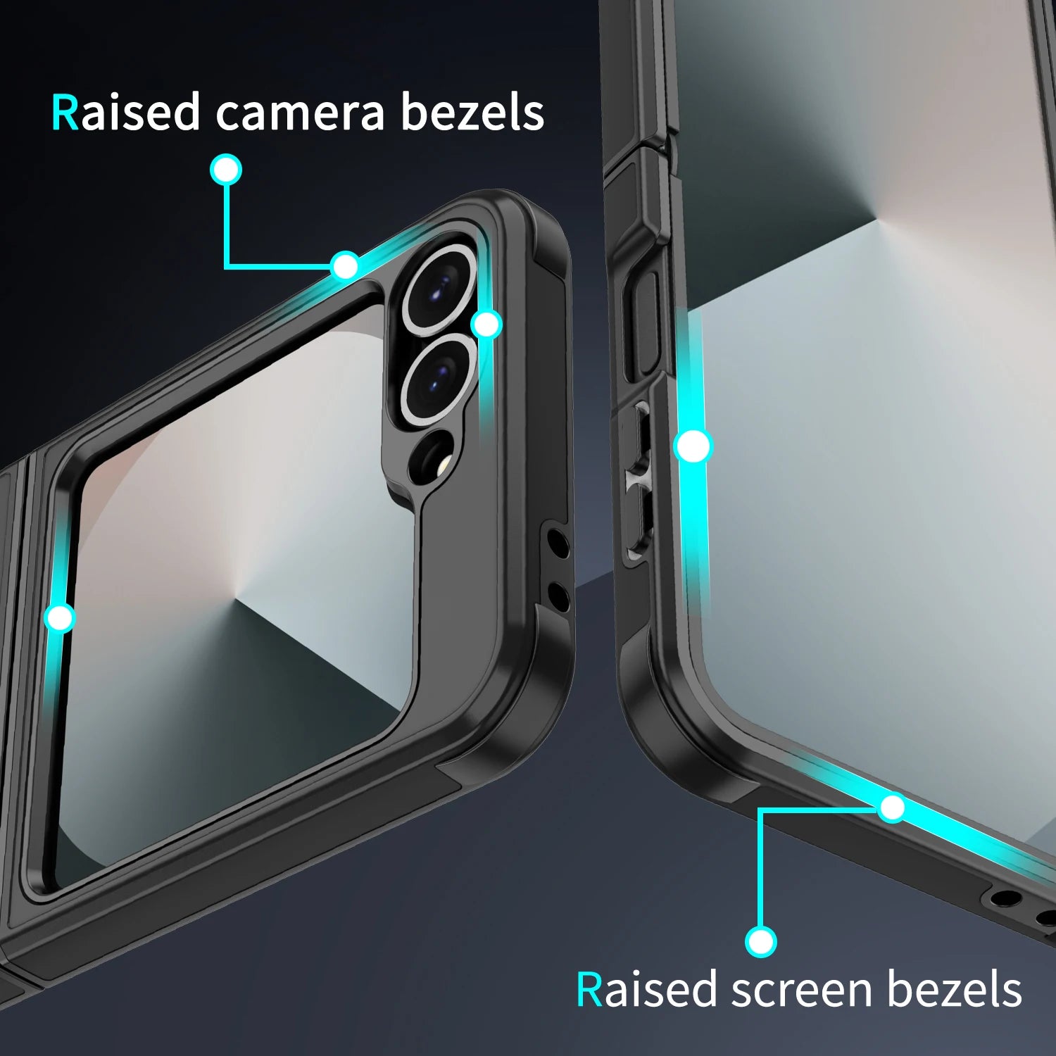 Protective PC + TPU Phone Case for Samsung Galaxy Z Flip 5