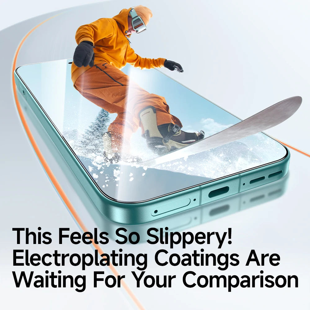 2-Pack Full-Screen Tempered Glass Screen Protector with Anti-Fingerprint Coating for OPPO Find X9 Series