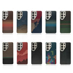 Carbon Fiber Magnetic Case with Metal Lens Cover for Samsung Galaxy S25 Ultra