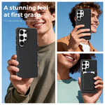 Luxury Woven Magnetic Case with Metal Camera Frame for Samsung Galaxy S26 Ultra