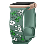 Soft Engraved Silicone Strap for Apple Watch