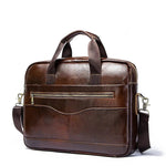 Premium Leather Laptop Briefcase