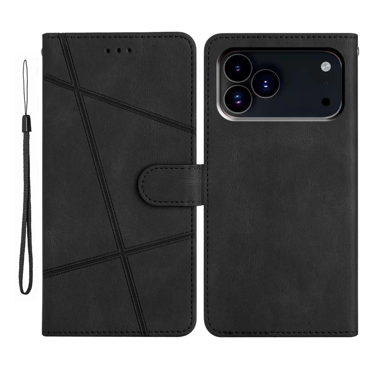 Business Flip Leather MagSafe Wallet Case with Kickstand for iPhone 17 Series