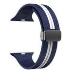 Textured Dual-Layer Band with Pin-and-Hole Adjustment for Apple Watch