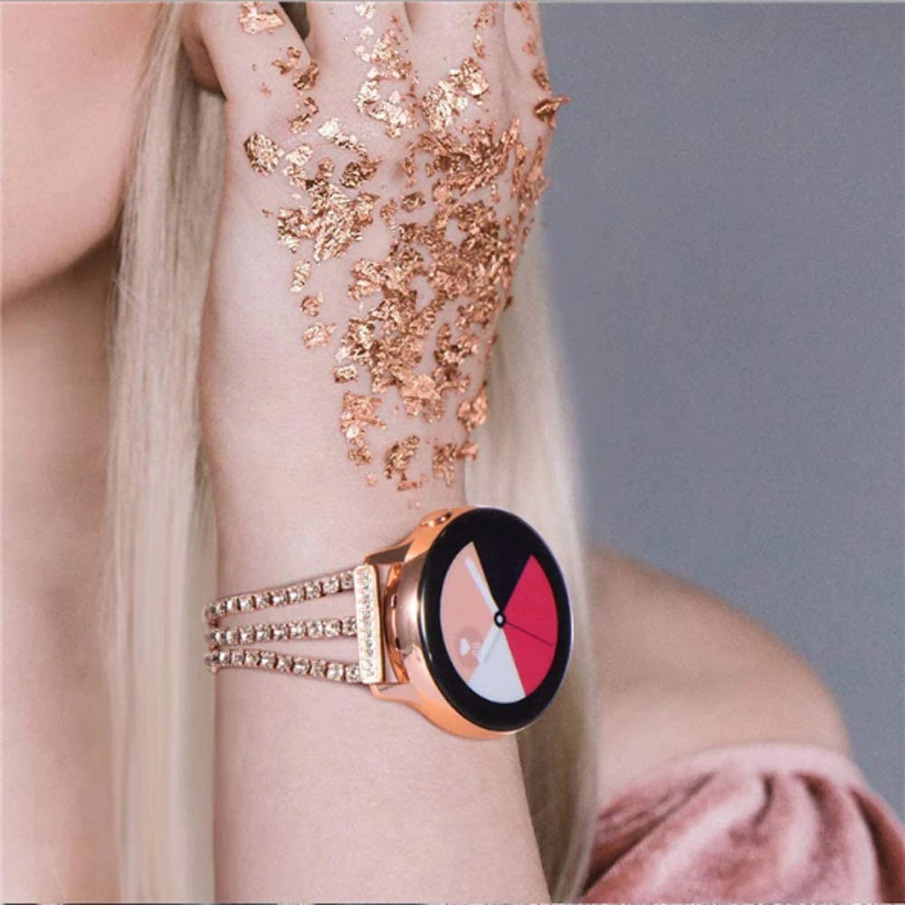Luxury Glitter Metal Watch Band for Samsung Galaxy Watch 6 & Galaxy Watch 6 Classic