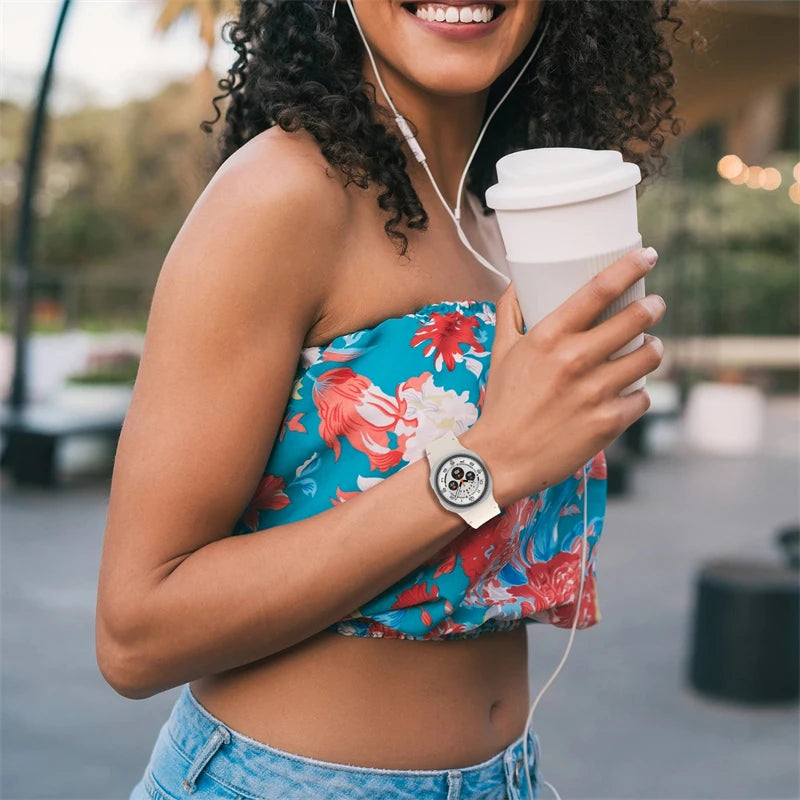 Perforated Water-Resistant Silicone Sport Band for Samsung Galaxy Watch 8 & Galaxy Watch 8 Classic
