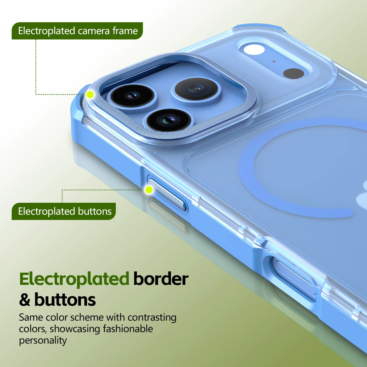 Matte Translucent Shockproof Case with Reinforced Corner Protection for iPhone 18 Series