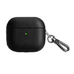 Lychee Pattern Cowhide Case with Secure Buckle for AirPods Pro 2