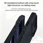 Carbon Fiber Vegan Leather MagSafe Case with Raised Lens Frame for iPhone 18 Series