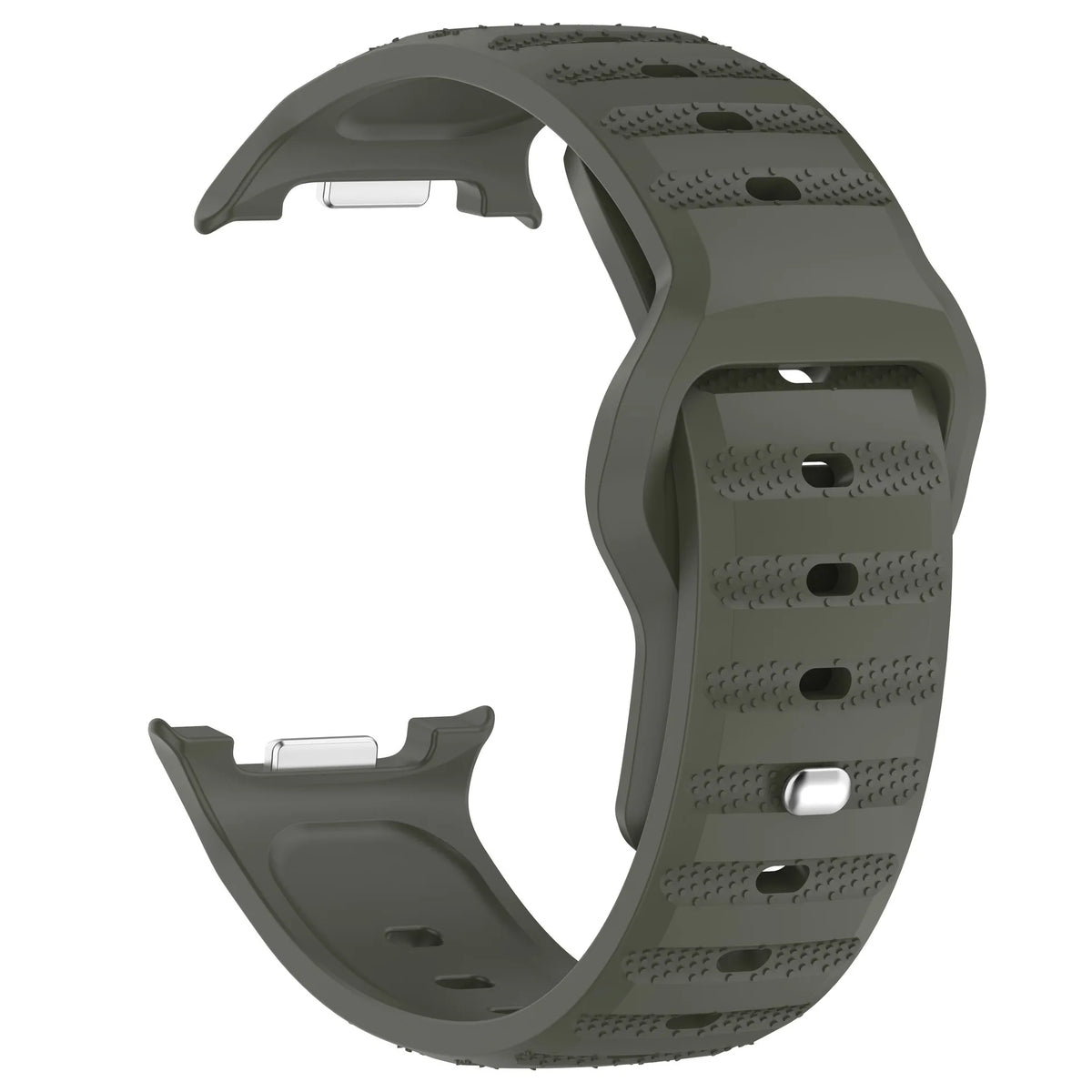 Perforated Quick-Release Silicone Watch Strap for Samsung Galaxy Watch 9