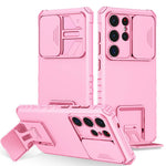 Samsung Galaxy S25 Series Anti-Drop Airbag Case with Camera Slide Cover