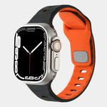 Two-Tone Silicone Sport Band for Apple Watch