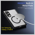 Soft-touch Matte Hinge Protection Case for Samsung Galaxy Z Fold 8